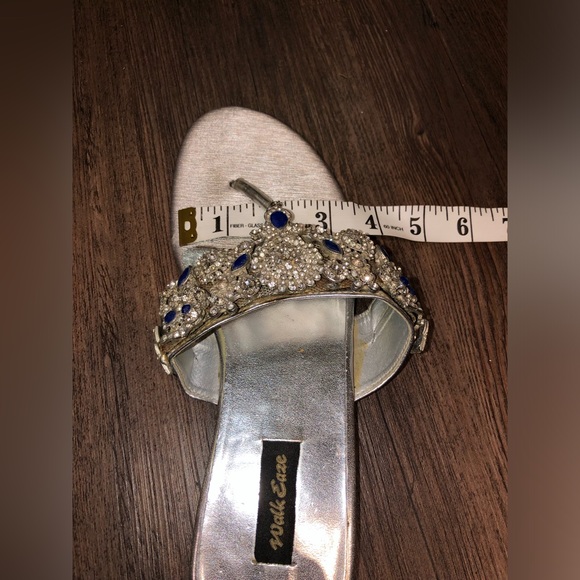 Silver Fancy Sandals with Stones (please see photos for sizing) - Picture 5 of 7